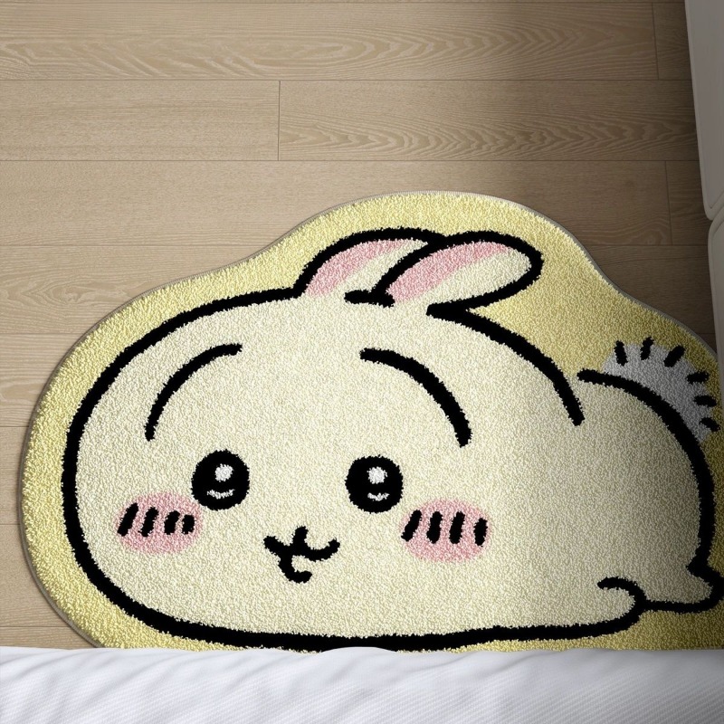 Home Bathroom Mats - Chiikawa Cartoon Rug Anime Hachiware Usagi