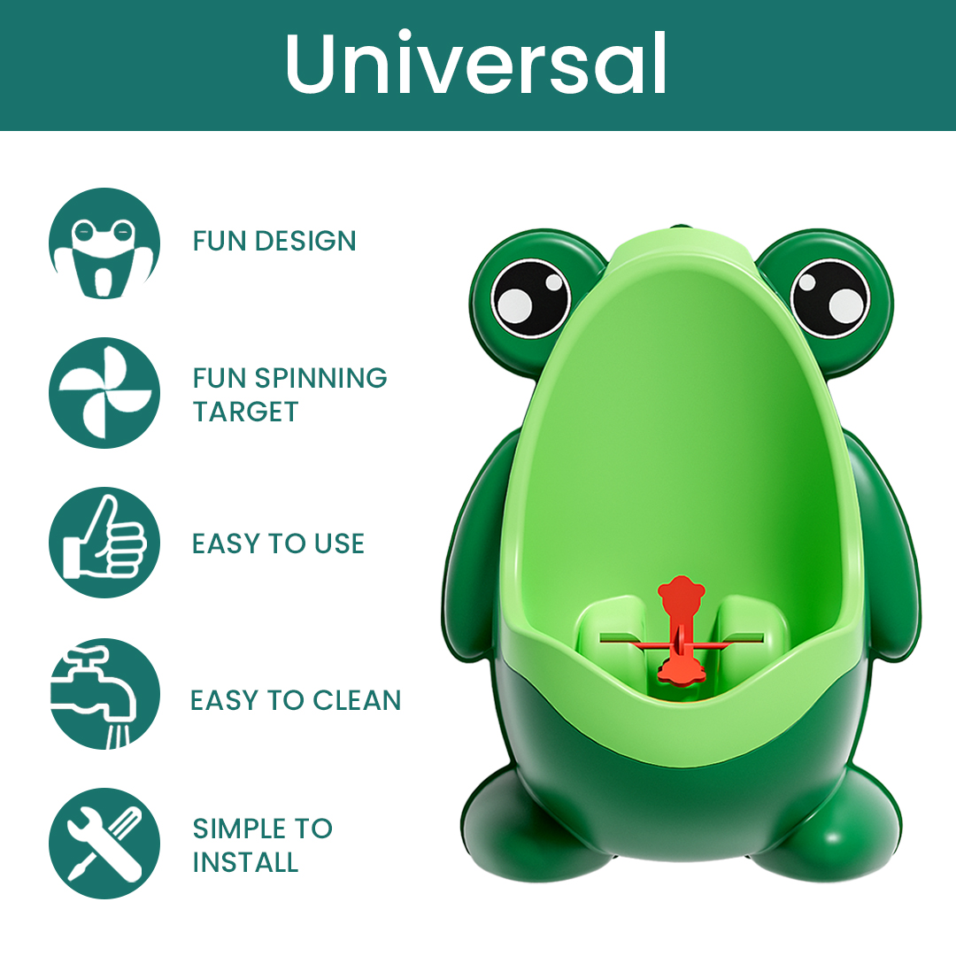 Home Bathroom With Urinal - Cute Frog Standing Potty Training Urinal