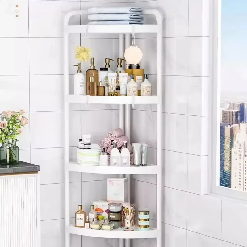 Home Essentials Bathroom Rack - Floor Standing Storage Rack for Bathrooms