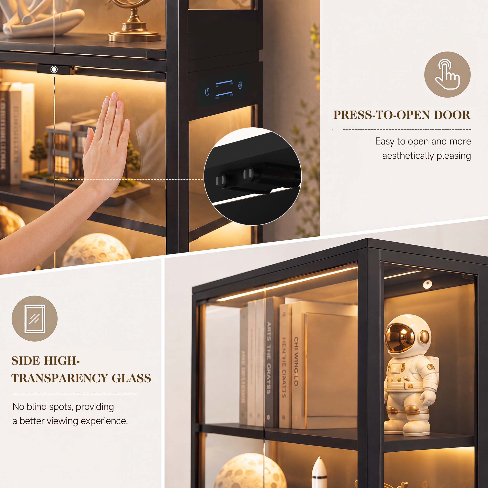 TCGBKAF 5‑Tier Display Cabinet - огляд і ціна Home & Bathroom Building Products Pte Ltd Photos