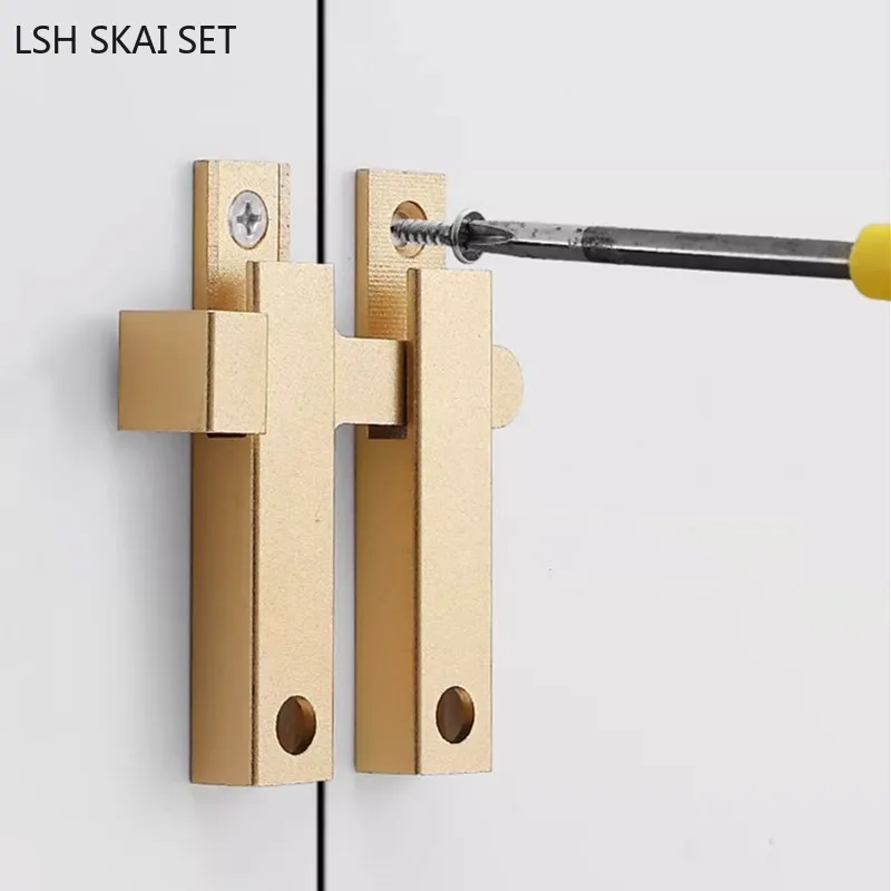 1Pc Aluminium Alloy Door Latch - огляд і ціна Home Hardware Bathroom Cabinets