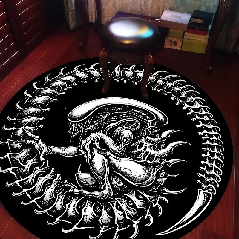 Round Alien Xenomorph Rug Sci- - огляд і ціна Home Bathroom Trends