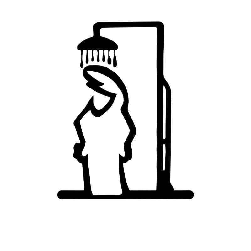 1PCS Minimalist Line Metal Bat - огляд і ціна Home Bathroom Door Signs