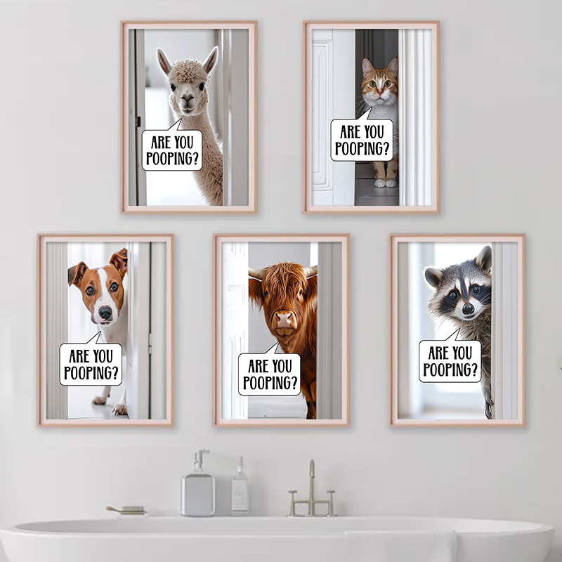 Cute Moving ‘Are You Pooping?’ - огляд і ціна Home Bathroom Trends
