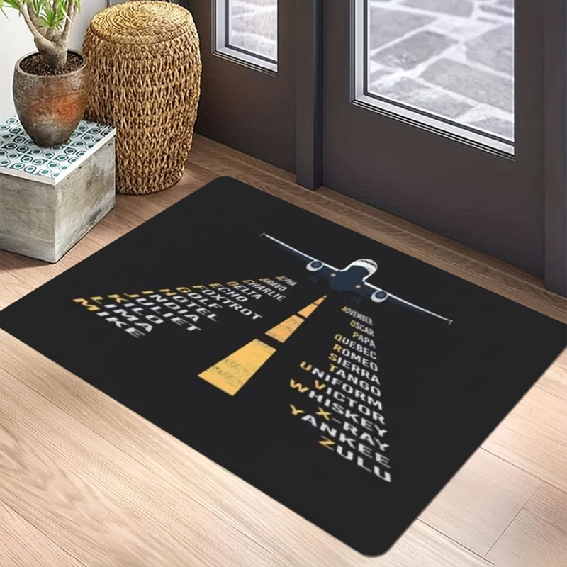 Aviation Theme Carpet Mat - Ai - огляд і ціна Home Bathroom Door Signs