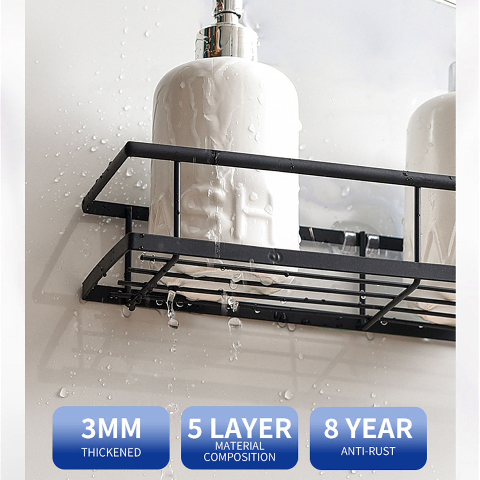 Bathroom Organizer Shower Cadd - огляд і ціна Home Essentials Bathroom Rack