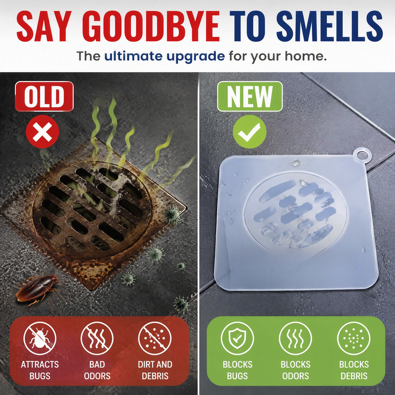 5 Pieces Silicone Anti Odor Fl - огляд і ціна Home Bathroom Mats