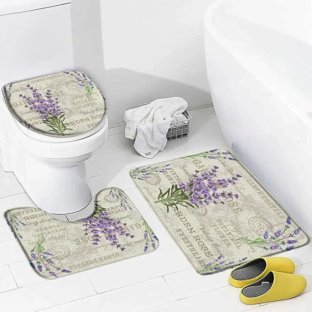 Purple Lavender Bath Mat Set N - огляд і ціна Zara Home Bathroom Rug