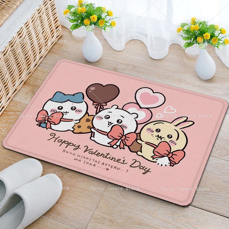 Anime Chiikawas Flannel Carpet - огляд і ціна Home Bathroom Mats