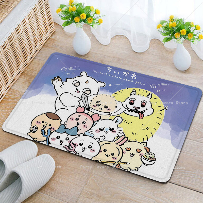 Anime Chiikawas Flannel Carpet - огляд і ціна Home Bathroom Mats
