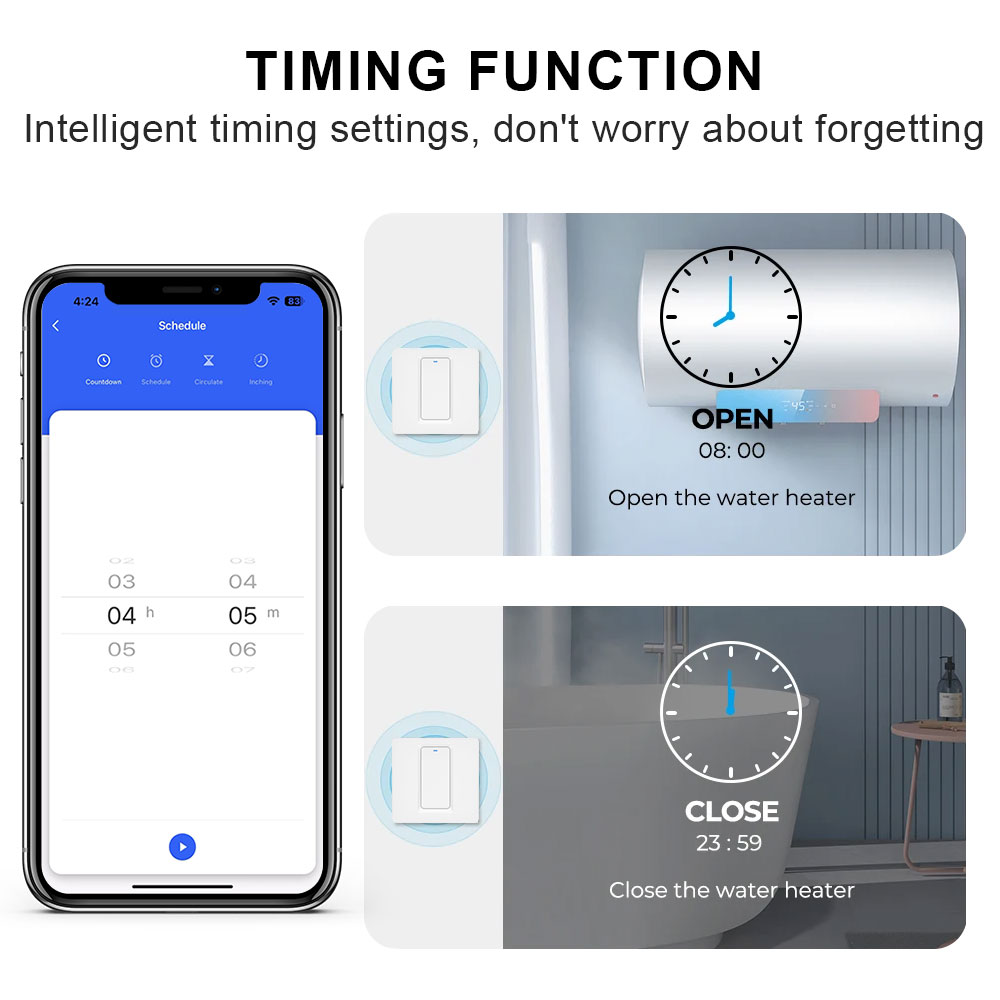 Smart Water Heater Switch/WiFi - огляд і ціна Bathroom Home Improvement