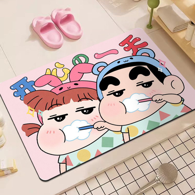 Crayon Shin-Chan Cartoon Diato - огляд і ціна Home Bathroom Mats