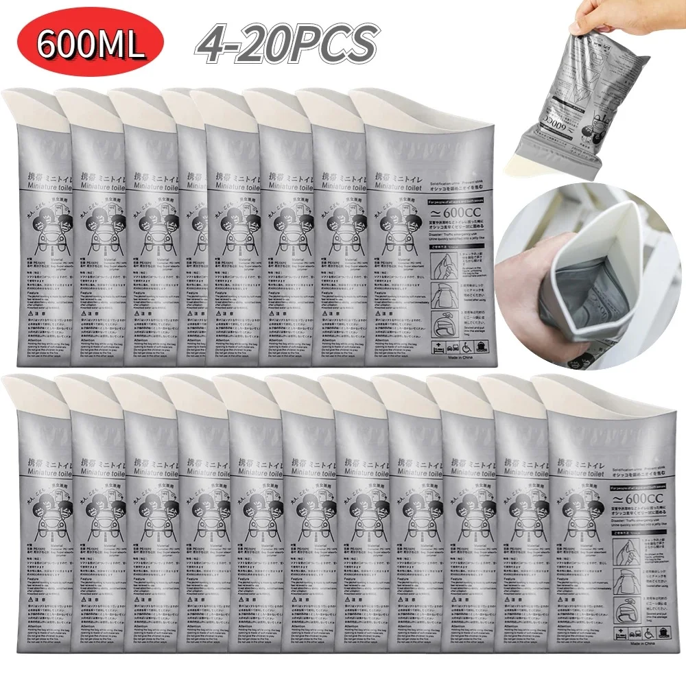 4-20PCS Outdoor Emergency Urin - огляд і ціна Home Bathroom With Urinal