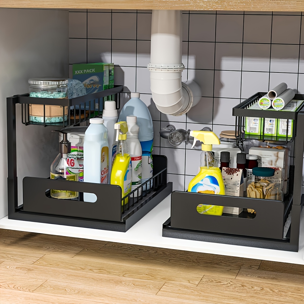Under Sink Kitchen Storage Rac - огляд і ціна Home Essentials Bathroom Rack