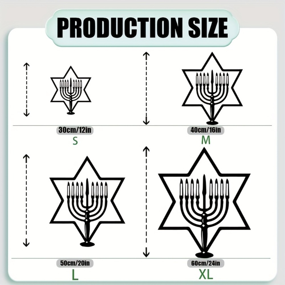 CIFBUY Metal Wall Art Menorah  - огляд і ціна Home & Bathroom Building Products Pte Ltd Photos