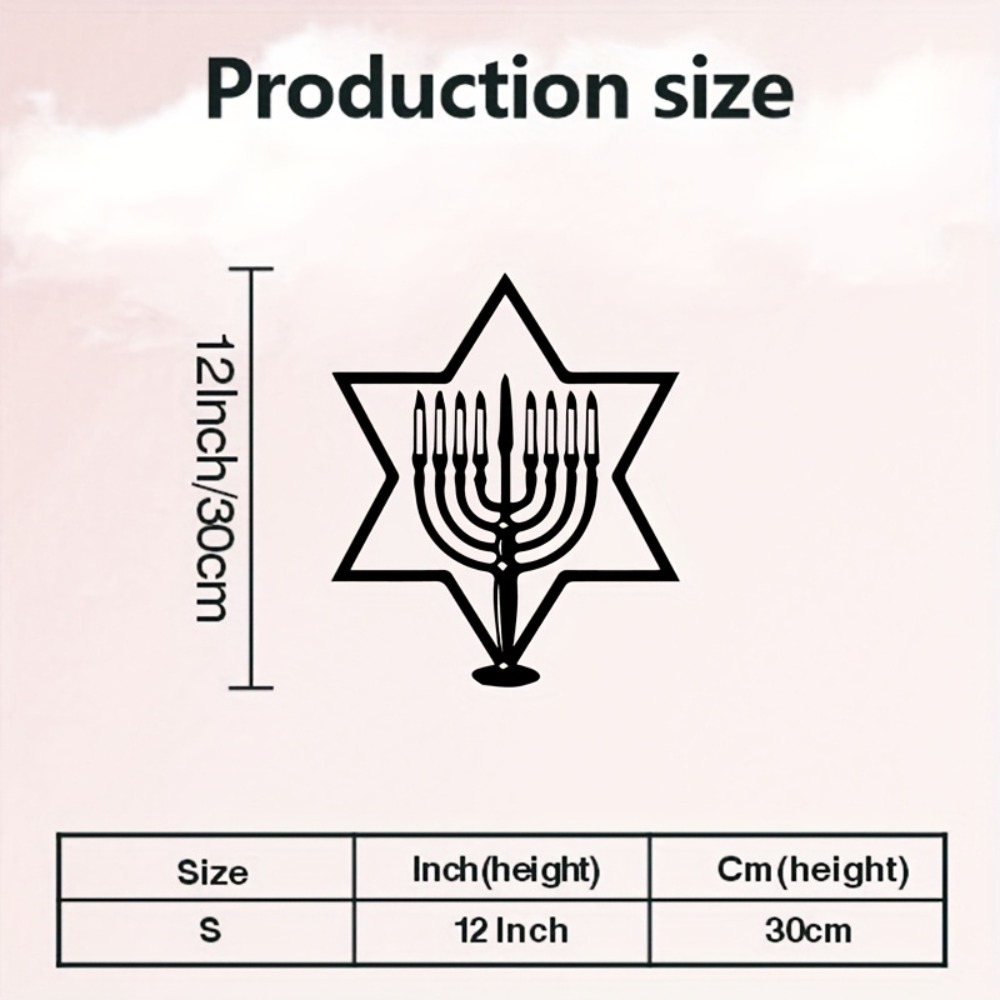 CIFBUY Metal Wall Art Menorah  - огляд і ціна Home & Bathroom Building Products Pte Ltd Photos