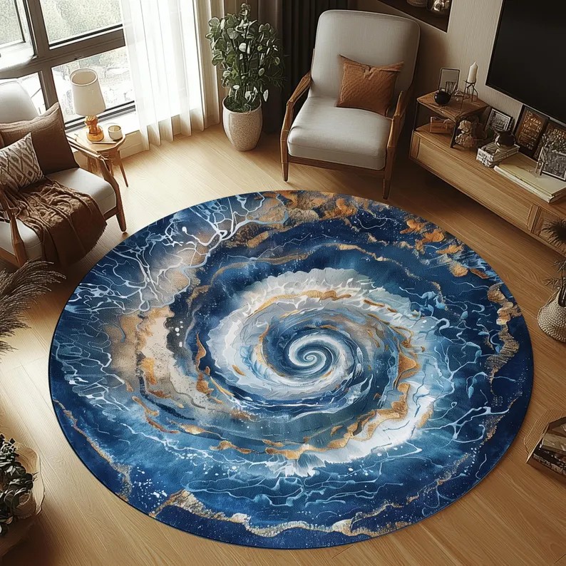 2D Polar Bear Round Rug Ice Ca - огляд і ціна Home Bathroom Trends