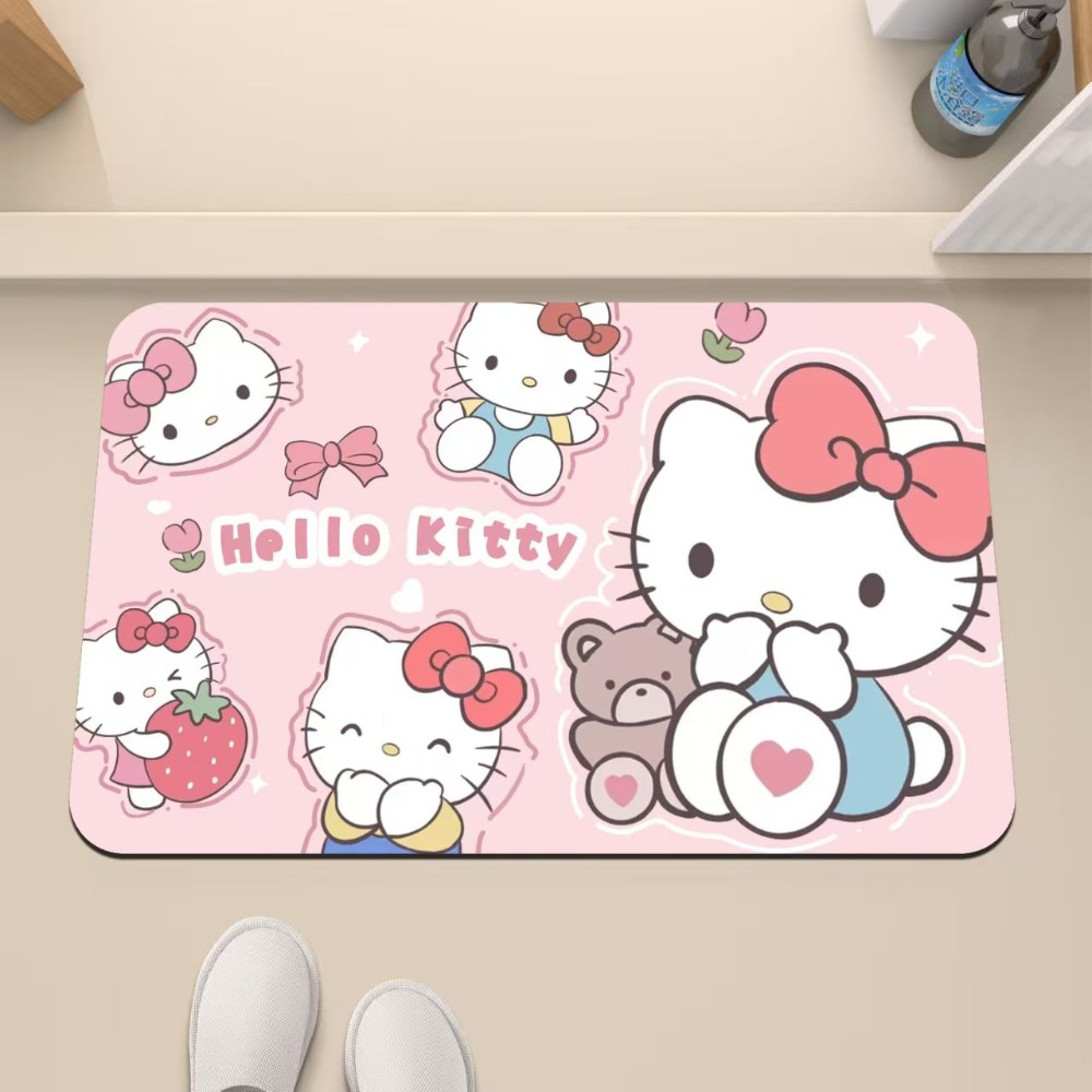Hello Kitty Non-Slip Absorbent - огляд і ціна Home Bathroom Mats