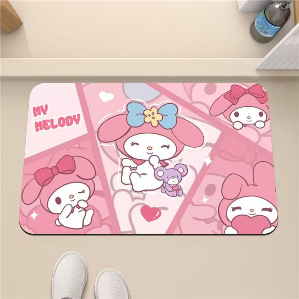 Hello Kitty Non-Slip Absorbent - огляд і ціна Home Bathroom Mats