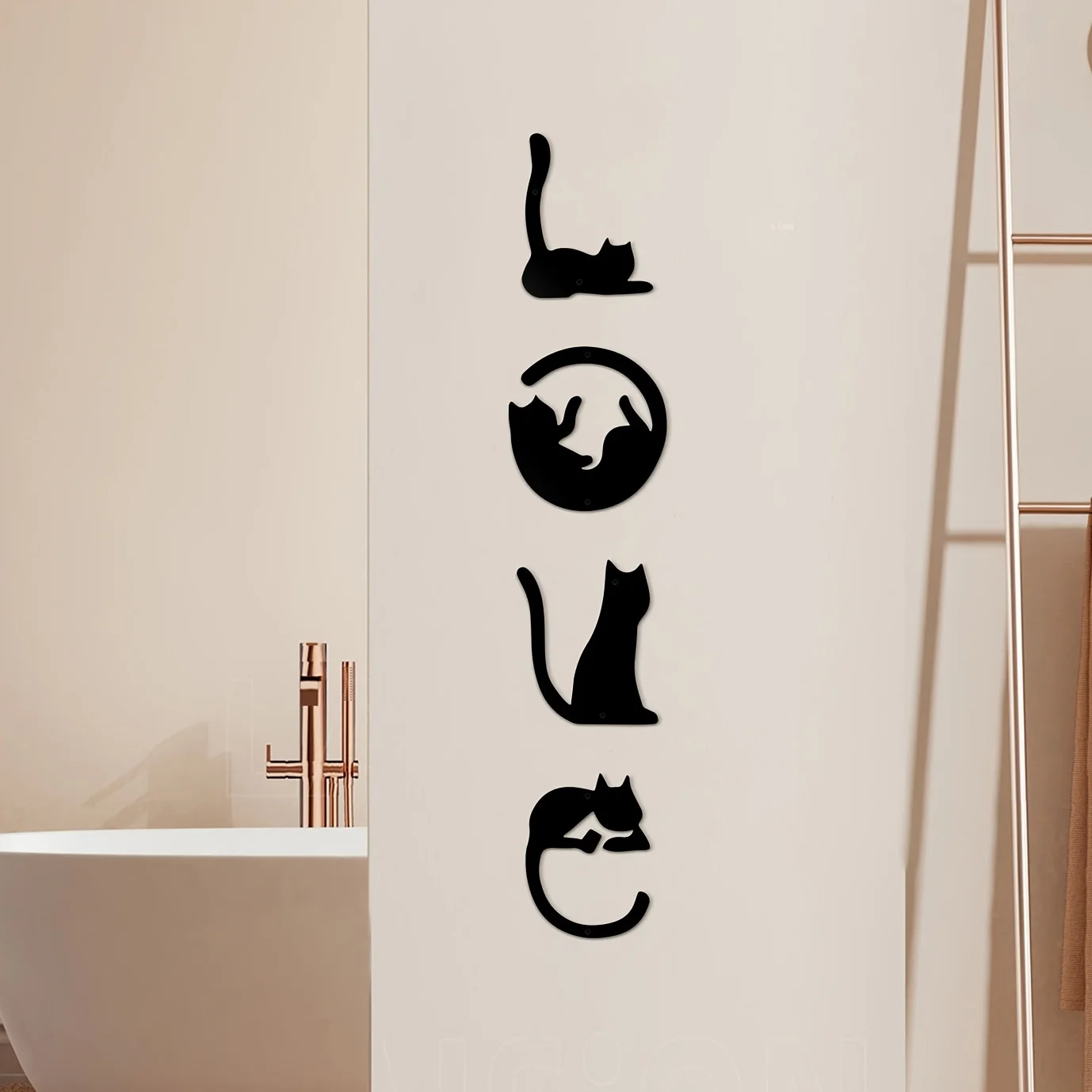 HelloYoung 4pcs/set Cute Cat M - огляд і ціна Home Goods Bathroom
