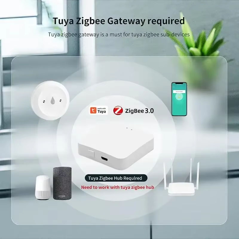 Tuya ZigBee 3.0 Water Leak Det - огляд і ціна Bathroom Home Improvement