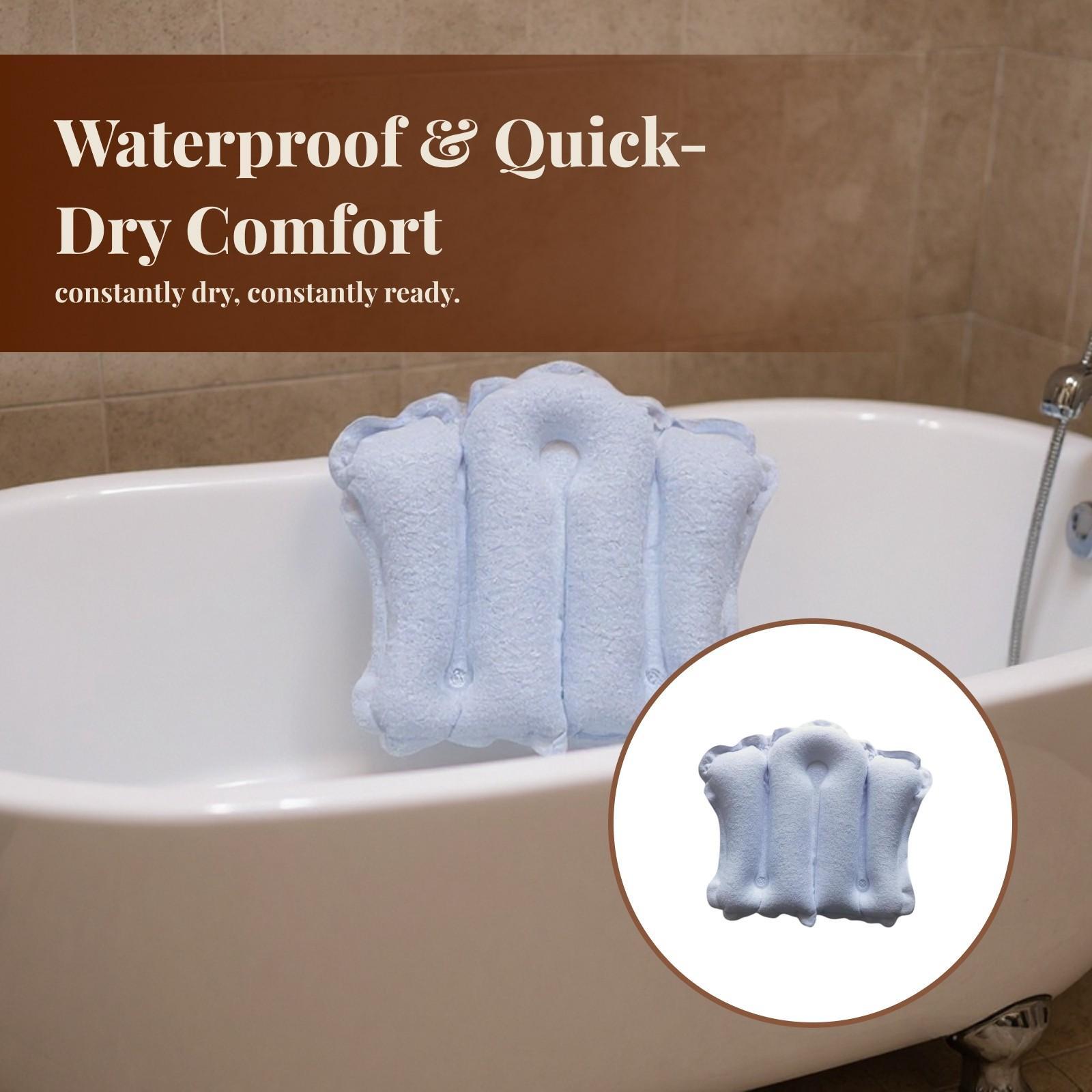 Inflatable Bath Pillow Tub Pil - огляд і ціна Bathtub Pillow Inflatable