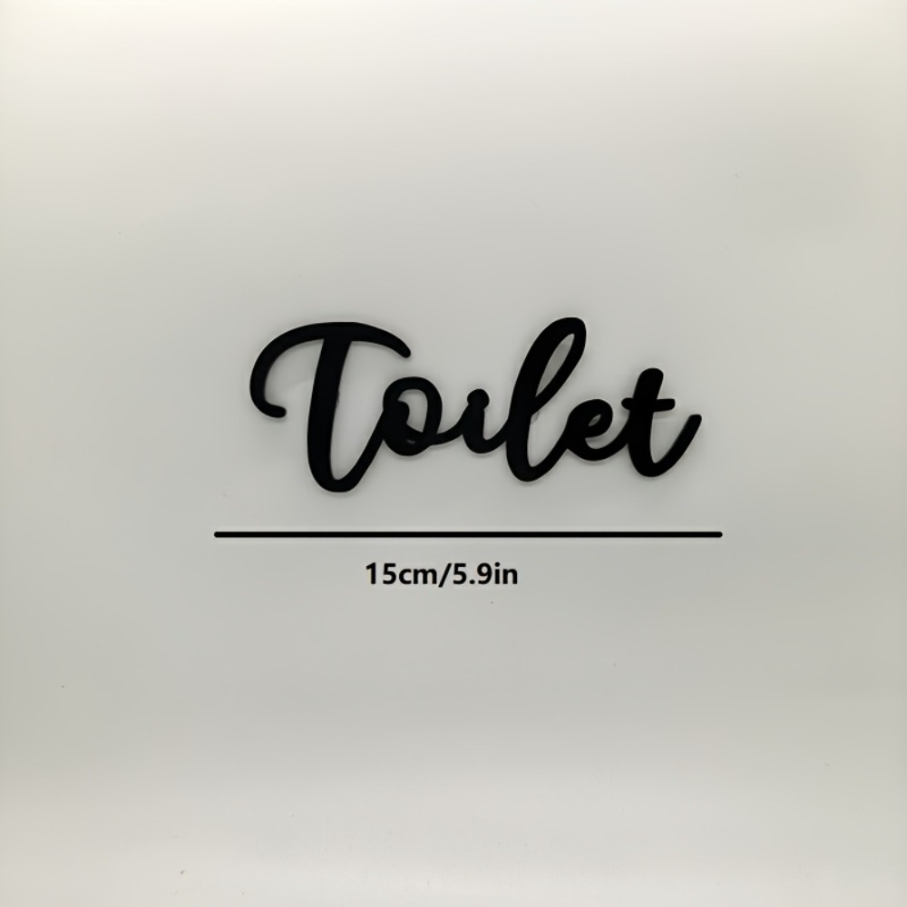 CIFBUY Modern Plastic Letter S - огляд і ціна Home Bathroom Door Signs