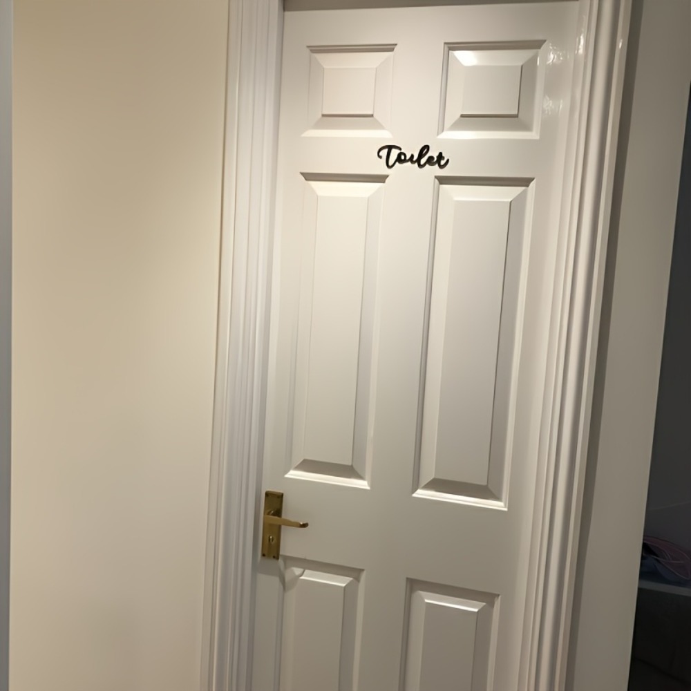 CIFBUY Modern Plastic Letter S - огляд і ціна Home Bathroom Door Signs