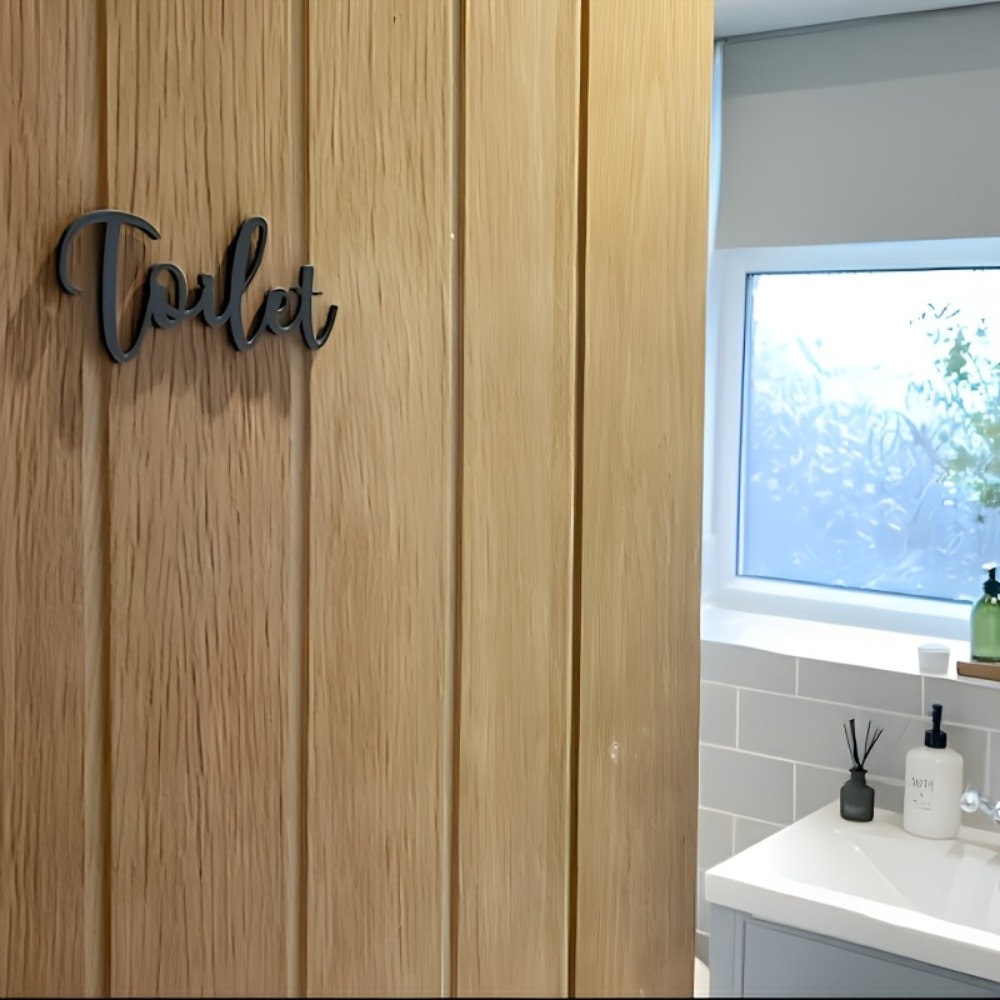 CIFBUY Modern Plastic Letter S - огляд і ціна Home Bathroom Door Signs