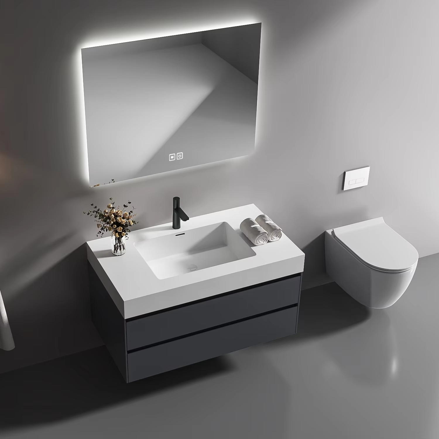Modern Luxury Wall Mount Bathr - огляд і ціна Home Bathroom Trends