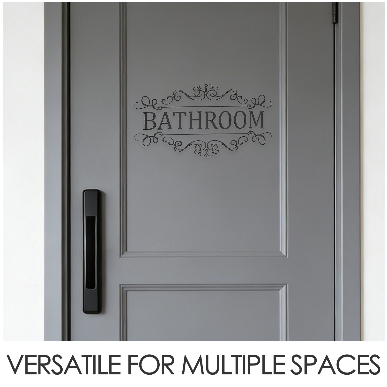 6Pcs Minimalist Rectangle Door - огляд і ціна Home Bathroom Door Signs