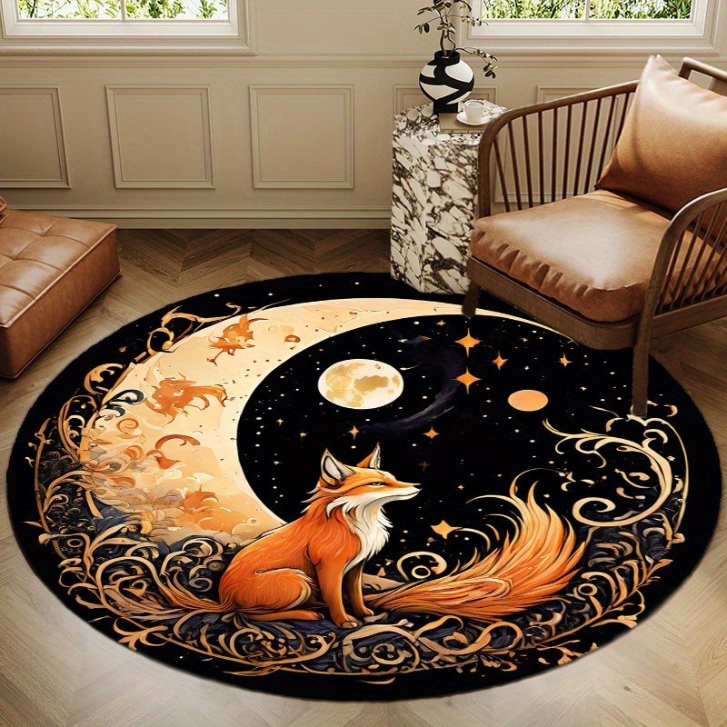 Round Blue Dragon Rug Fantasy  - огляд і ціна Home Bathroom Trends