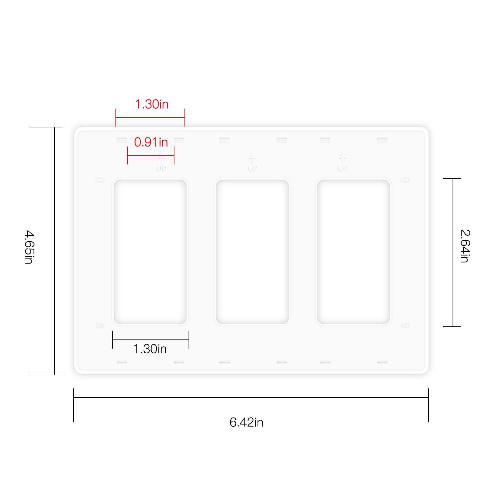US、EU Type Switch Panel 2/3/4  - огляд і ціна Bathroom Home Improvement