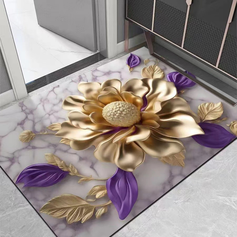VIKAMA Light Luxury Lotus Bath - огляд і ціна Zara Home Bathroom Rug
