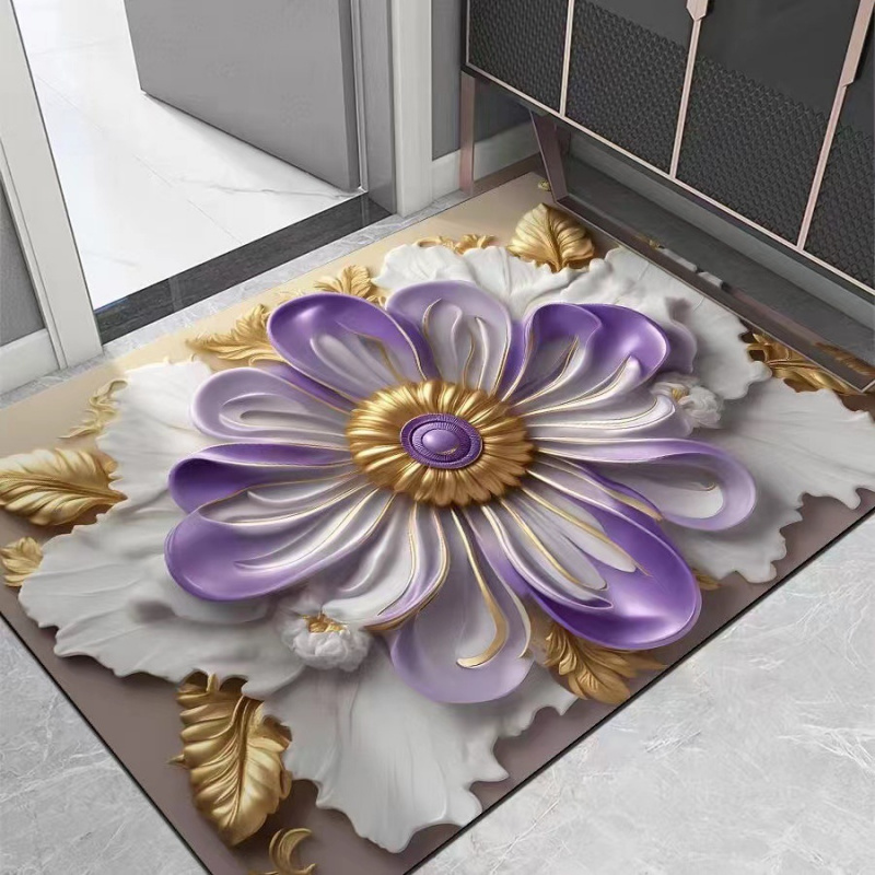 VIKAMA Light Luxury Lotus Bath - огляд і ціна Zara Home Bathroom Rug