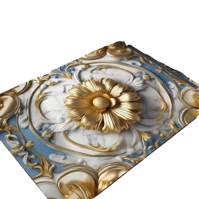 VIKAMA Light Luxury Lotus Bath - огляд і ціна Zara Home Bathroom Rug