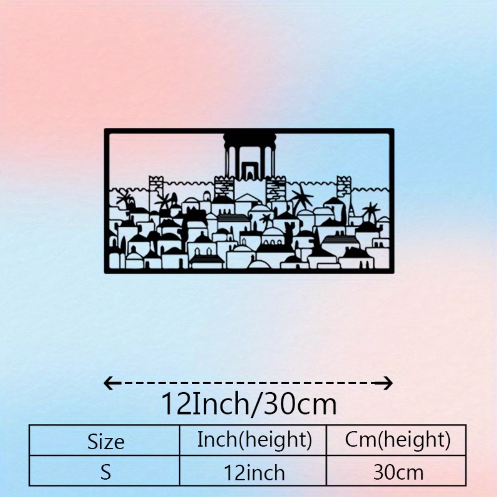 CIFBUY Metal Wall Art Jerusale - огляд і ціна Home & Bathroom Building Products Pte Ltd Photos