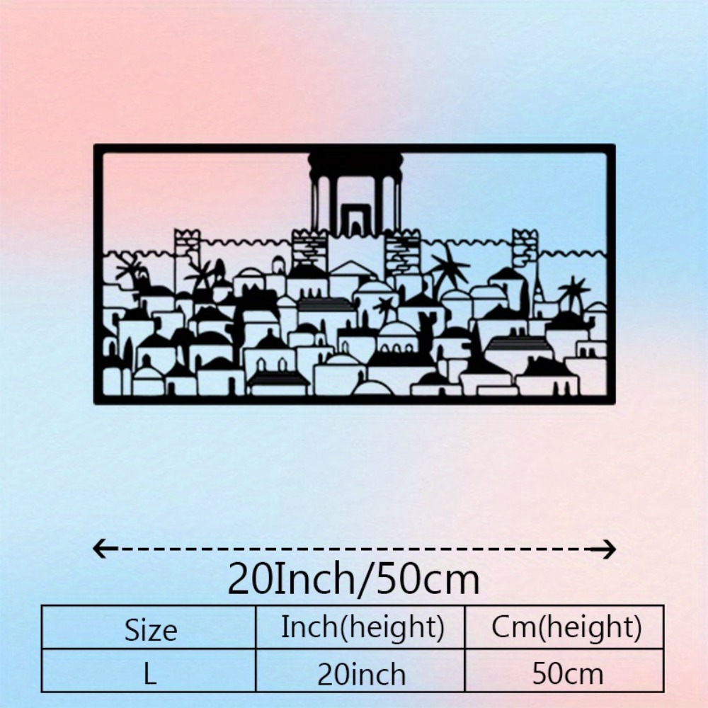 CIFBUY Metal Wall Art Jerusale - огляд і ціна Home & Bathroom Building Products Pte Ltd Photos