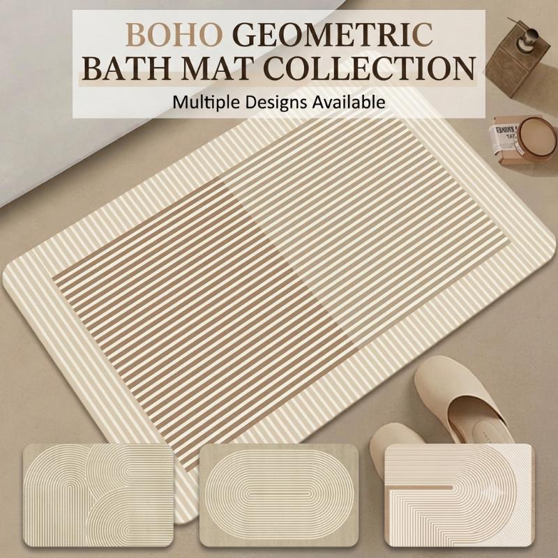Diatomite Bath Mat Quick Dry A - огляд і ціна Home Bathroom Mats